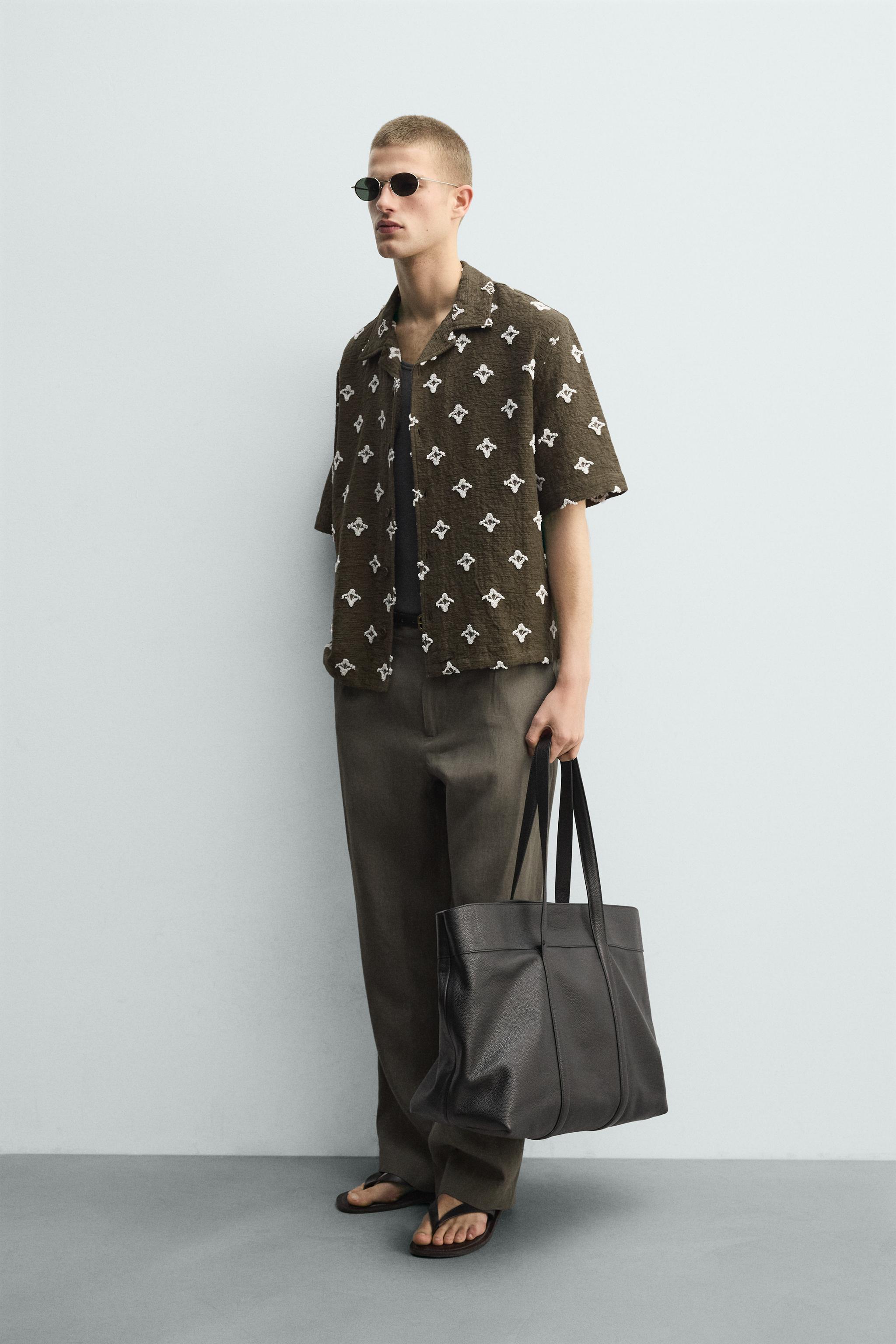 CHEMISE JACQUARD TEXTURÉE